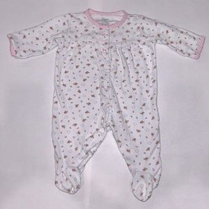 Carters Size 3m button up girls sleeper